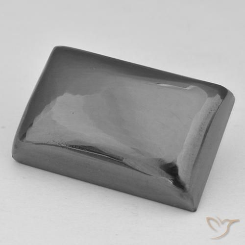 Hématite Gris moyen naturelle Baquette, 32.31 ct, Opaque