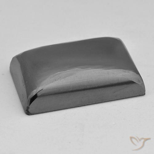 Hématite Gris moyen naturelle Baquette, 32.31 ct, Opaque