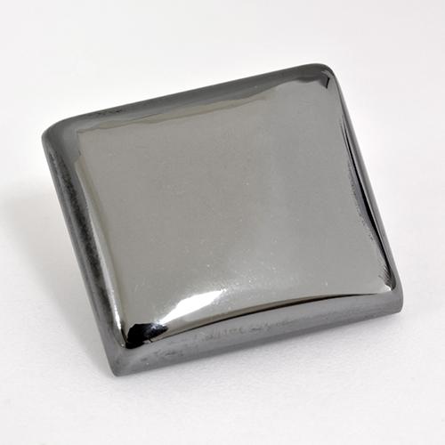 Hématite Gris moyen naturelle Baquette, 24.99 ct, Opaque