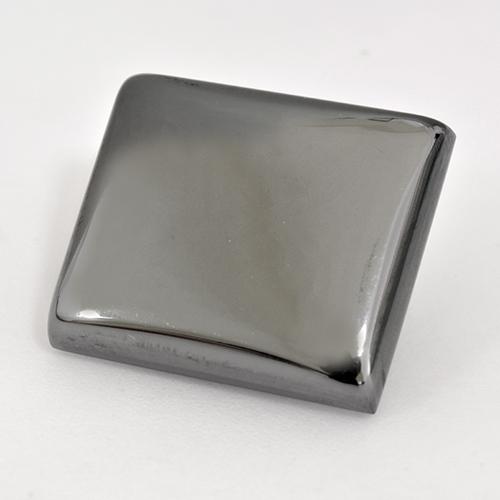 Hématite Gris moyen naturelle Baquette, 24.99 ct, Opaque