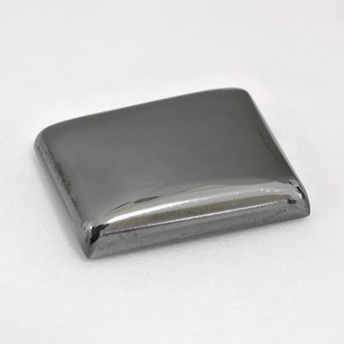 Hématite Gris moyen naturelle Baquette, 24.99 ct, Opaque