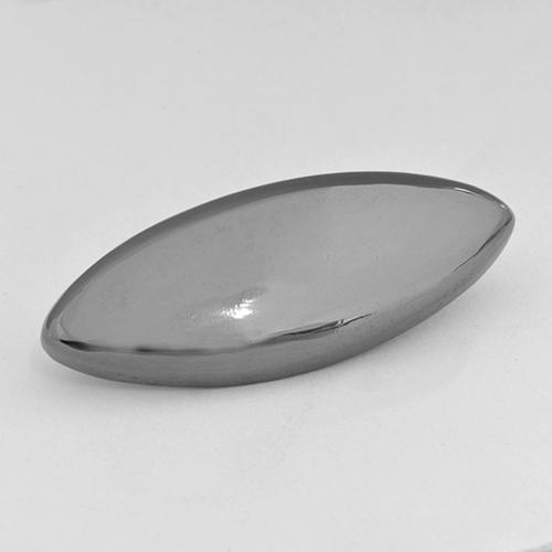 Hématite Gris argent naturelle Marquise, 26.11 ct, Opaque