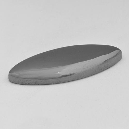 Hématite Gris argent naturelle Marquise, 26.11 ct, Opaque