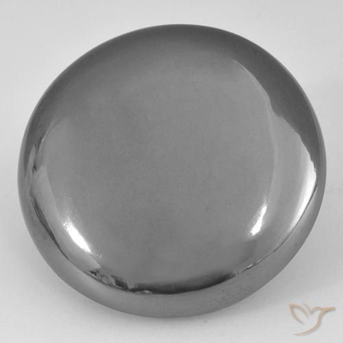 39.54ct Naturel Gris argent Hématite, Tour, Opaque
