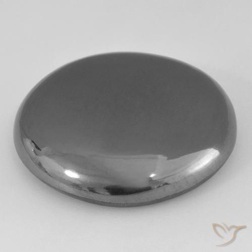 Hématite Gris argent naturelle Tour, 39.54 ct, Opaque