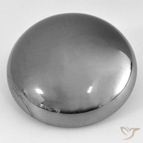 Hématite Gris moyen naturelle Tour, 40.70 ct, Opaque