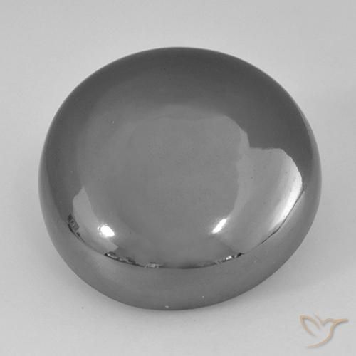 Hématite Gris moyen naturelle Tour, 36.71 ct, Opaque
