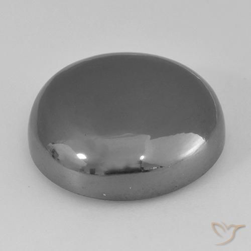 Hématite Gris moyen naturelle Tour, 36.71 ct, Opaque