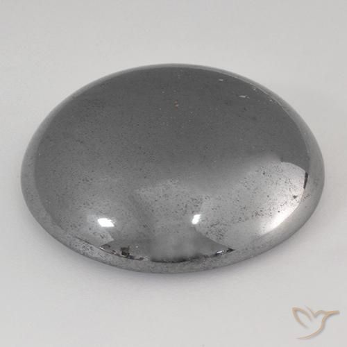 Hématite Gris argent naturelle Tour, 39.05 ct, Opaque