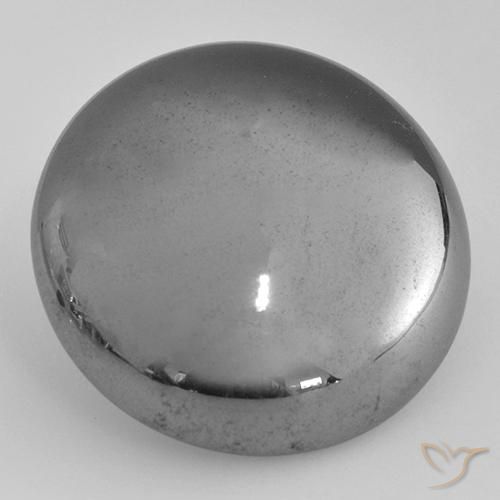 Hématite Gris moyen naturelle Tour, 38.87 ct, Opaque