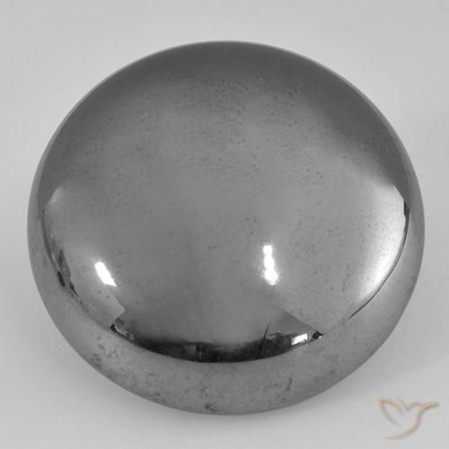 Hématite Gris moyen naturelle Tour, 38.87 ct, Opaque