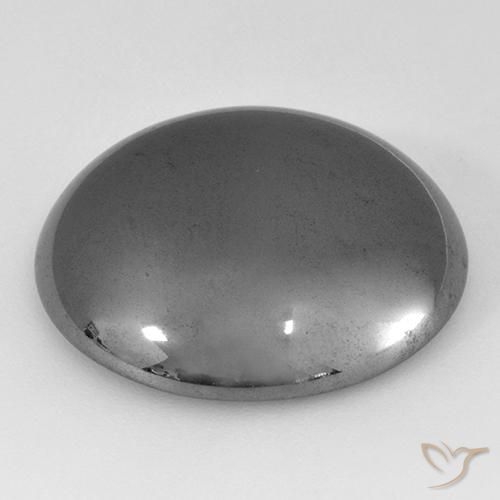 Hématite Gris moyen naturelle Tour, 38.87 ct, Opaque