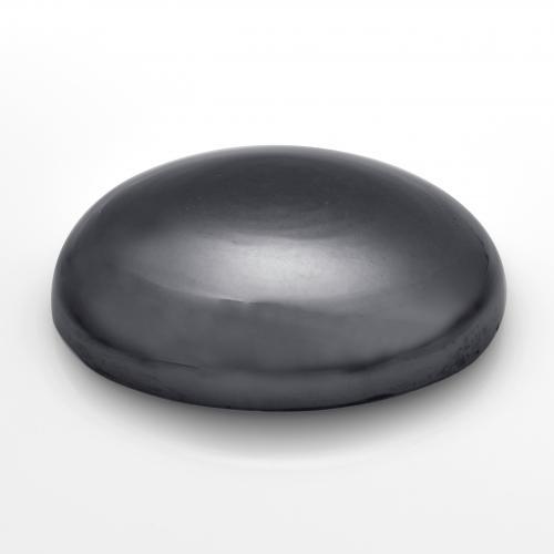 Hématite gris naturelle coupe ovale, 38,89 ct, opaque