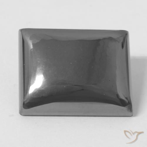 30.31ct Naturel Gris argent Hématite, Baquette, Opaque