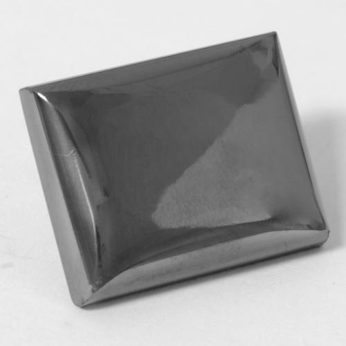 Hématite Gris moyen naturelle Baquette, 30.48 ct, Opaque