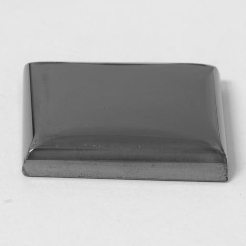 Hématite Gris moyen naturelle Baquette, 30.48 ct, Opaque