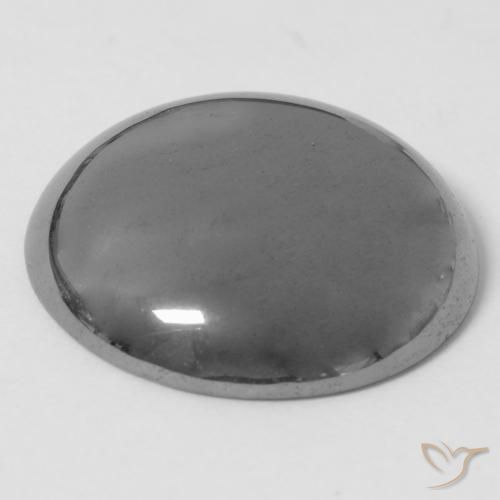 Hématite Gris argent naturelle Tour, 38.34 ct, Opaque