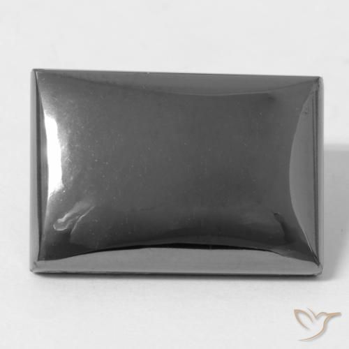 29.30ct Naturel Gris moyen Hématite, Baquette, Opaque