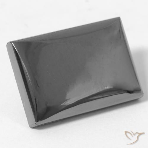 Hématite Gris moyen naturelle Baquette, 29.30 ct, Opaque