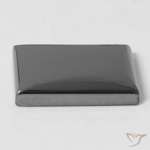 Hématite Gris moyen naturelle Baquette, 29.30 ct, Opaque