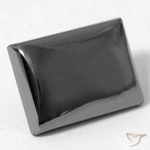 Hématite Gris moyen naturelle Baquette, 21.12 ct, Opaque