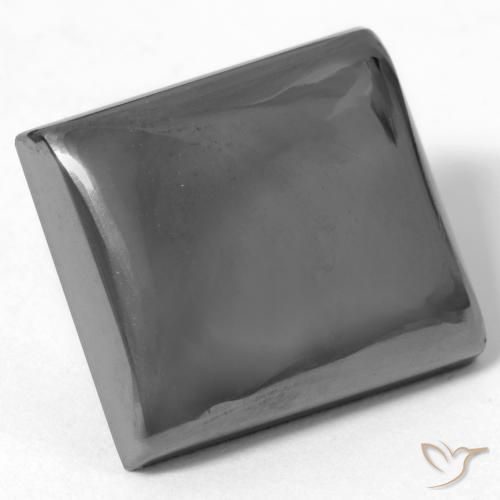 Hématite Gris moyen naturelle Baquette, 28.31 ct, Opaque