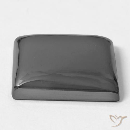 Hématite Gris moyen naturelle Baquette, 28.31 ct, Opaque