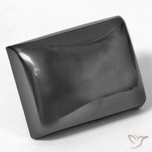 Hématite Gris moyen naturelle Baquette, 26.64 ct, Opaque