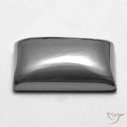 Hématite Gris moyen naturelle Baquette, 23.34 ct, Opaque
