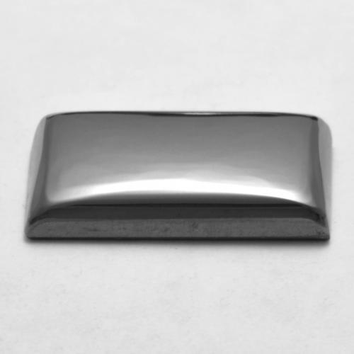 Hématite Gris moyen naturelle Baquette, 12.10 ct, Opaque