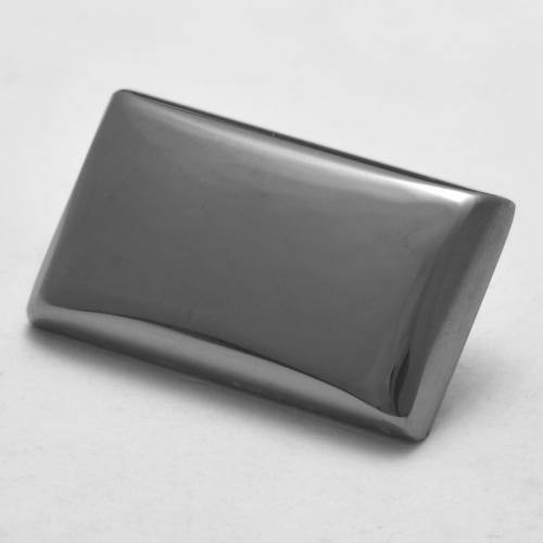 Hématite Gris moyen naturelle Baquette, 12.10 ct, Opaque