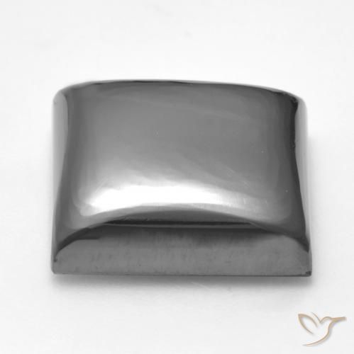Hématite Gris moyen naturelle Carré, 26.41 ct, Opaque
