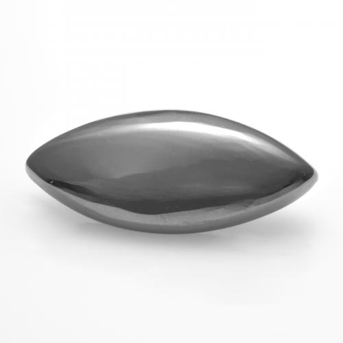 Hématite gris naturelle marquise, 8,98 ct, opaque