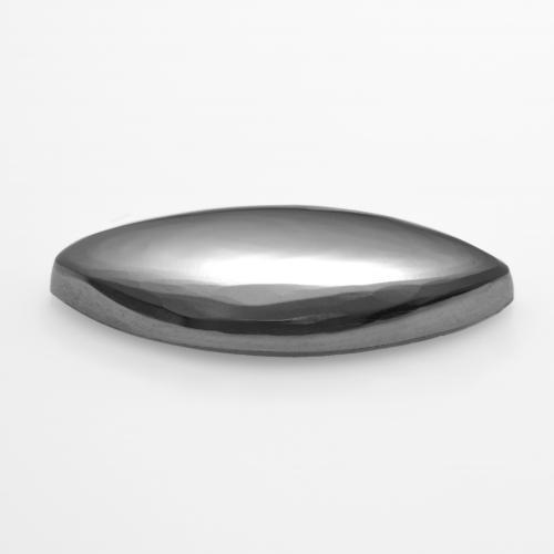 Hématite gris naturelle marquise, 8,98 ct, opaque