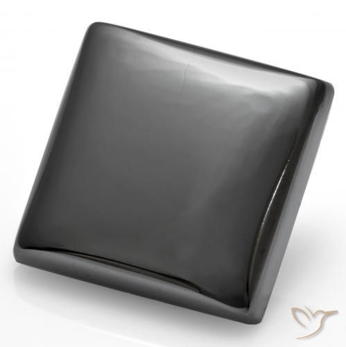 Hématite Gris moyen naturelle Carré, 27.09 ct, Opaque