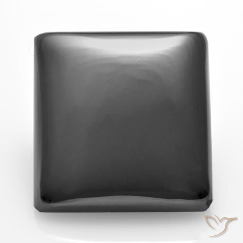 Hématite Gris moyen naturelle Carré, 22.30 ct, Opaque