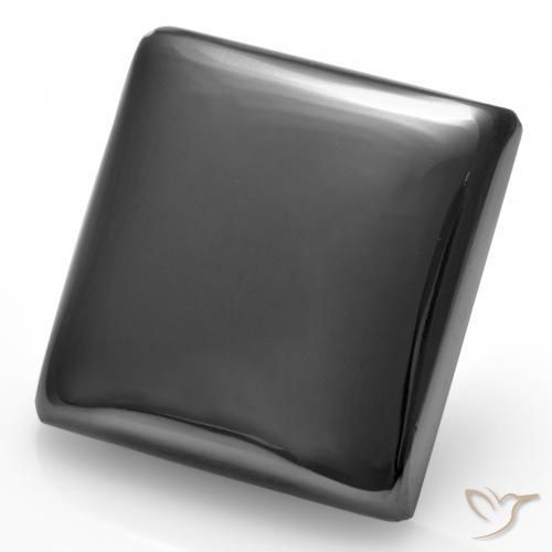 Hématite Gris moyen naturelle Carré, 22.30 ct, Opaque