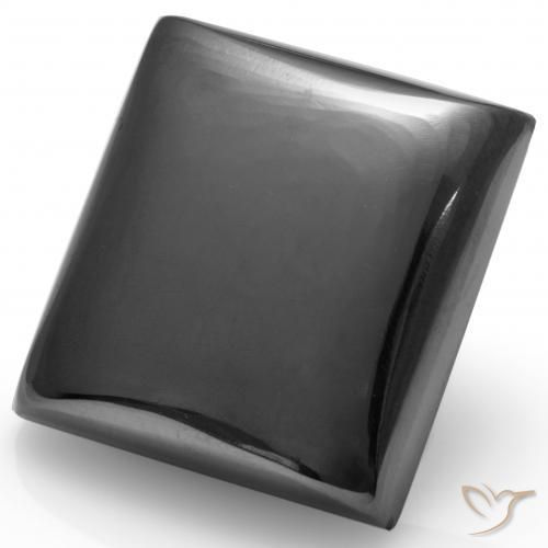 Hématite Gris moyen naturelle Carré, 23.80 ct, Opaque