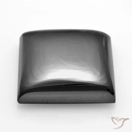 Hématite Gris moyen naturelle Carré, 23.80 ct, Opaque