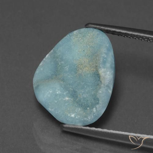 6.97ct Naturel Vert bleu Hémimorphite Druse, Fantaisie, Opaque