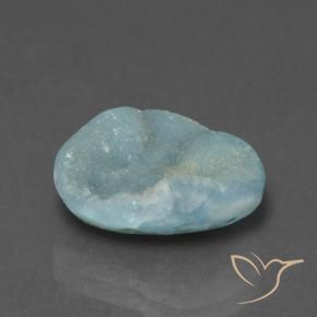 Hémimorphite Druse Vert bleu naturelle Fantaisie, 6.97 ct, Opaque