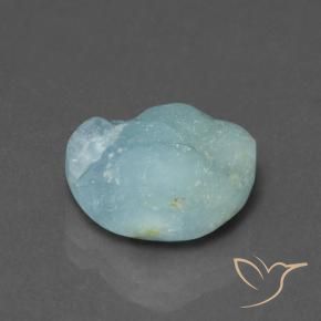Hémimorphite Druse Vert bleu clair naturelle Fantaisie, 7.46 ct, Opaque