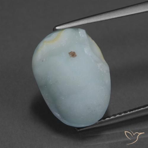 8.97ct Naturel Bleu verdâtre léger Hémimorphite Druse, Fantaisie, Opaque