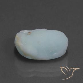 Hémimorphite Druse Bleu verdâtre léger naturelle Fantaisie, 8.97 ct, Opaque