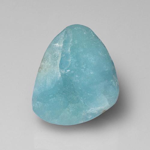 Druse d'hémimorphite bleue naturelle forme fantaisie, 8,65 ct, opaque