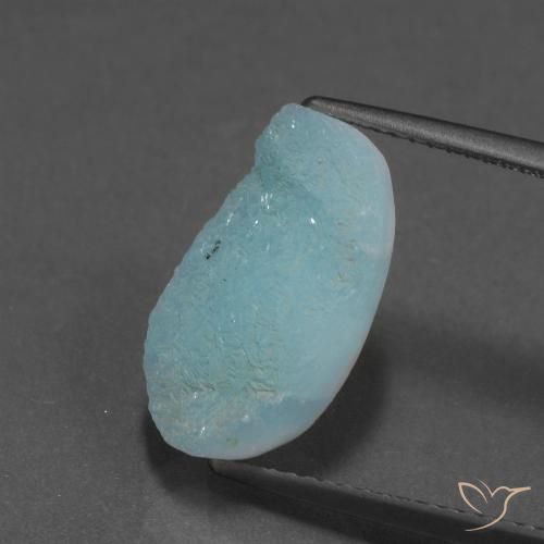 7.27ct Naturel Vert bleuâtre Hémimorphite Druse, Fantaisie, Opaque