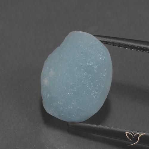 6.16ct Naturel Sarcelle léger Hémimorphite Druse, Fantaisie, Opaque