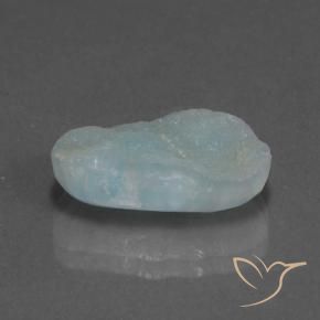 Hémimorphite Druse Bleu clair naturelle Fantaisie, 7.48 ct, Opaque