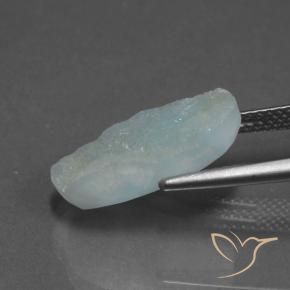 Hémimorphite Druse Bleu clair naturelle Fantaisie, 7.48 ct, Opaque