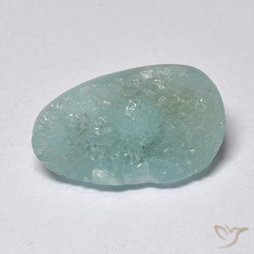 5.63ct Naturel Bleu vert Hémimorphite Druse, Fantaisie, Translucide